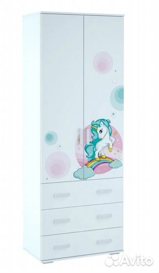Шкаф для одежды 2-х створчатый Тойс Little Pony