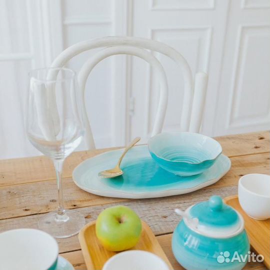 Блюдо фарфоровое Доляна «Млечный путь», 29,517,5 с