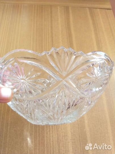 Хрустальная ваза времён СССР