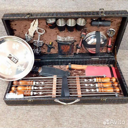 Подарок мужчине набор для шашлыка Охотник