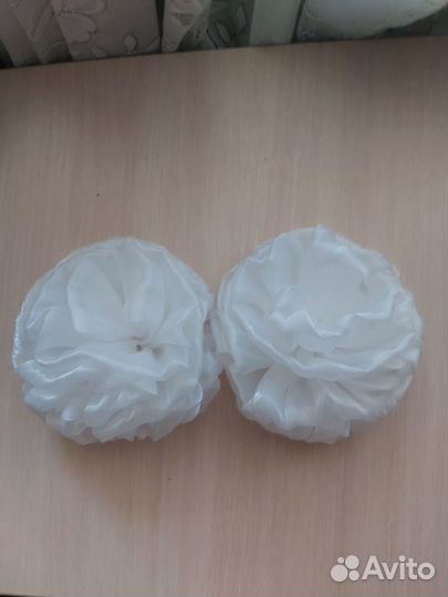 Школьные белые банты