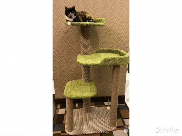 Огромная лежаночка для кошек, когтеточка