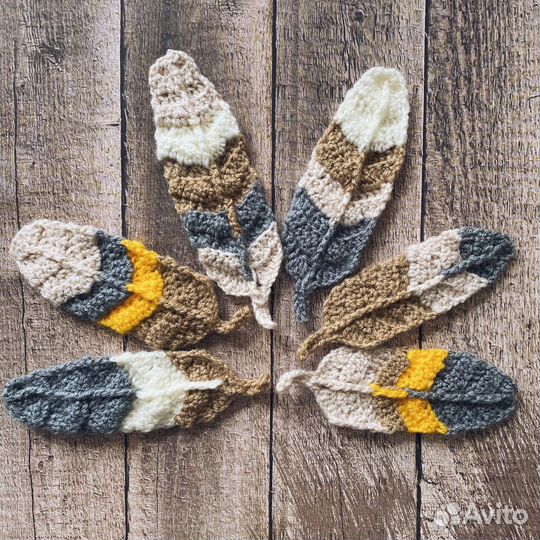 Перья для рукоделия, ловца снов, мобиля и панно