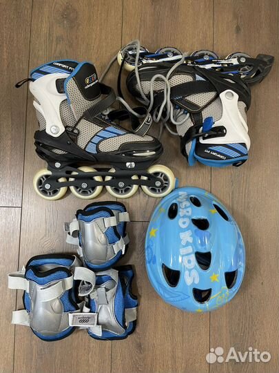 Детские ролики и защита