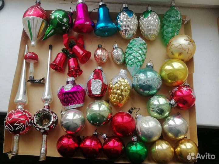 Елочные игрушки СССР гдр