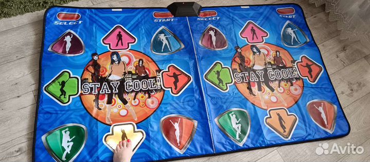 Танцевальный коврик для двоих с играми