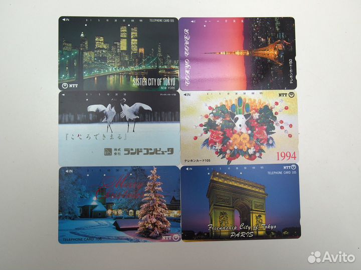 Коллекционные телефонные карты не рабочие