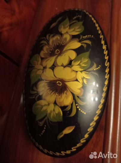 Шкатулка для украшений. Металл. Роспись