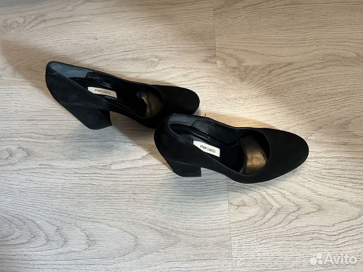 Женская турецкая обувь - замшевые туфли