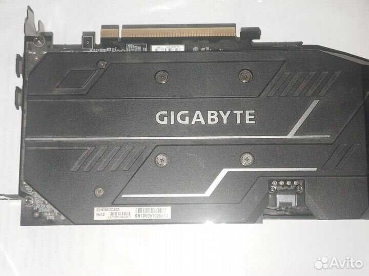 Видеокарта gigabyte gtx 1660,6gb