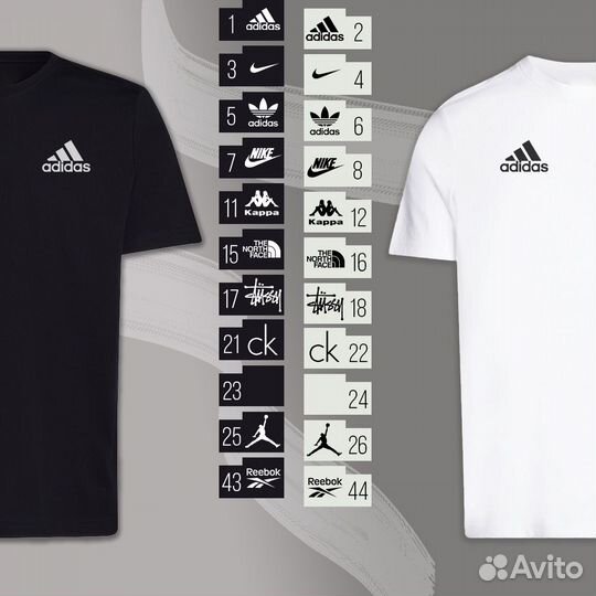 Футболки хлопок adidas originals черн и другие