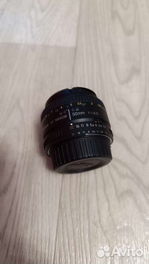 Объектив nikon 50mm f 1 8D af s nikkor