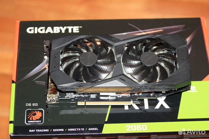 Видеокарта Gigabyte Geforce RTX 2060 6Gb