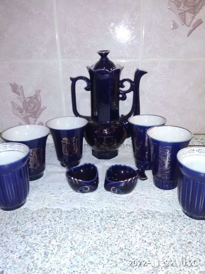 Кобальтовая посуда