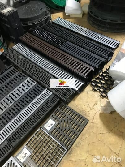 Пластиковые водоотводные лотки