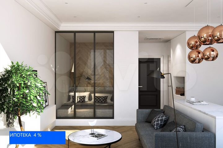 Квартира-студия, 37,2 м², 7/22 эт.