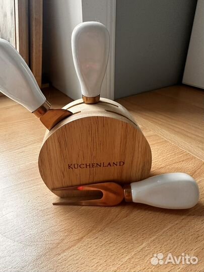 Набор для сыра, 4 пр, на подставке