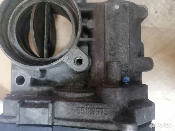 Заслонка дроссельная Opel Vectra\ Zafira