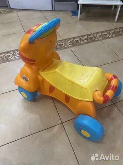 Каталка-Толокар от fisher price тигренок