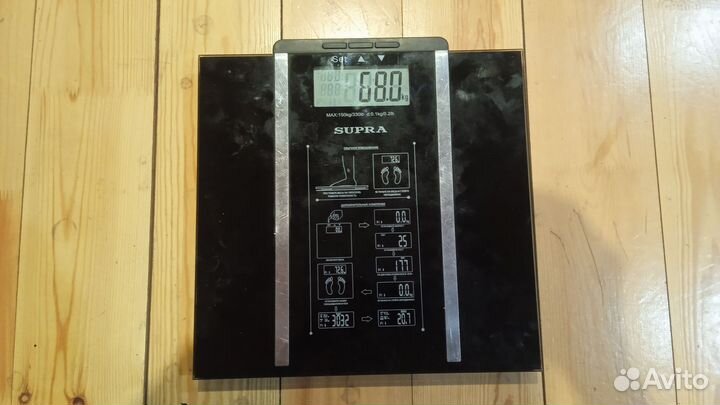 Весы напольные электронные Supra BSS-6500