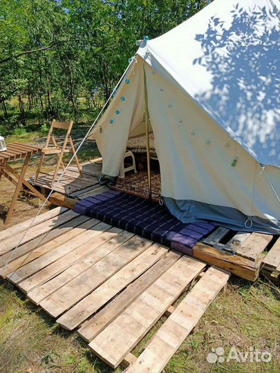 Юрта на берегу Волги