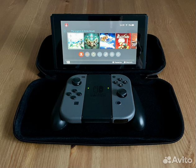 Nintendo Switch, Zelda BotW, чехол, карта памяти