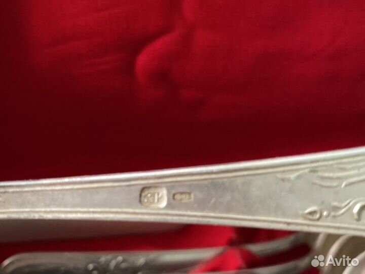 Ложка столовая серебро 875 проба