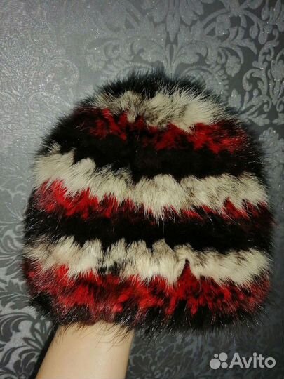 Шапка норковая женская