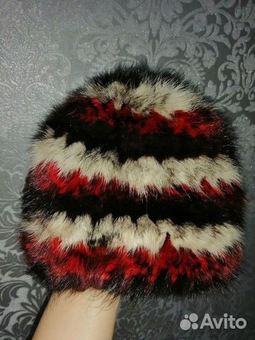 Шапка норковая женская