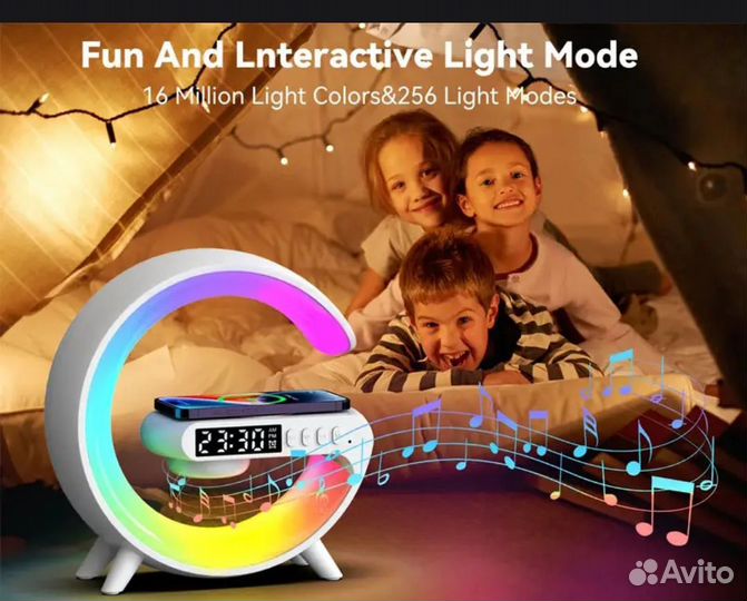 Блютуз колонка, станция зарядки, будильник