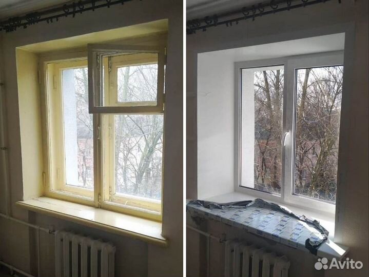 Пластиковые окна на заказ / остекление балконов