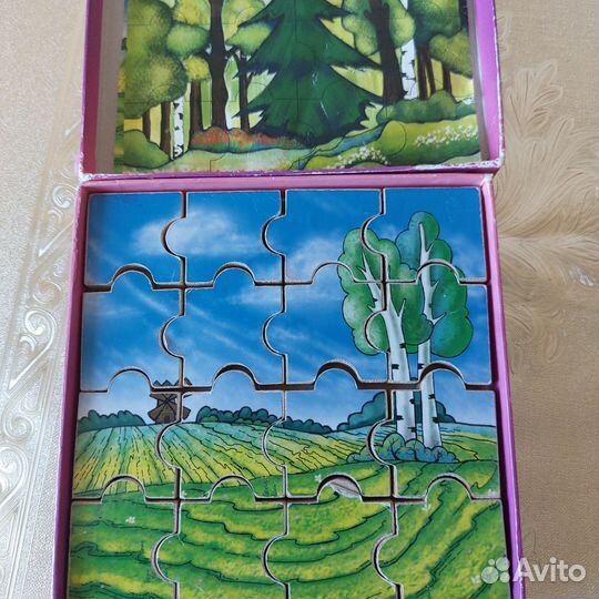 Детские развивающие пазлы, мозаика, игры. Азбука