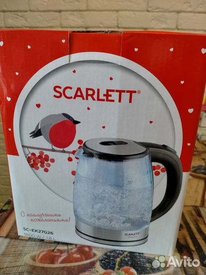 Электрочайник Scarlett SC-EK27G26