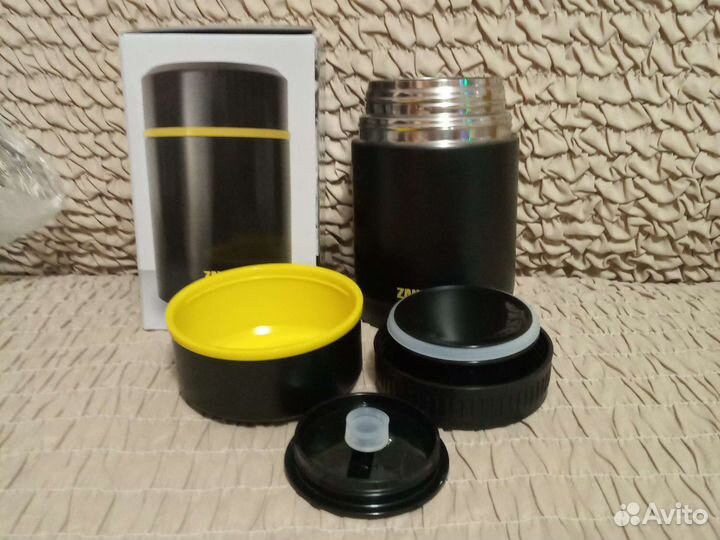 Термос Zanussi 0,5 литра с ложкой новый
