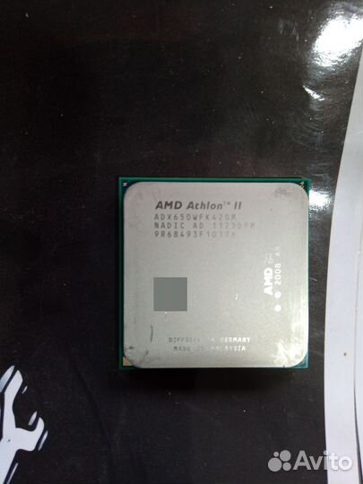 Процессор amd athlon 2x4 650