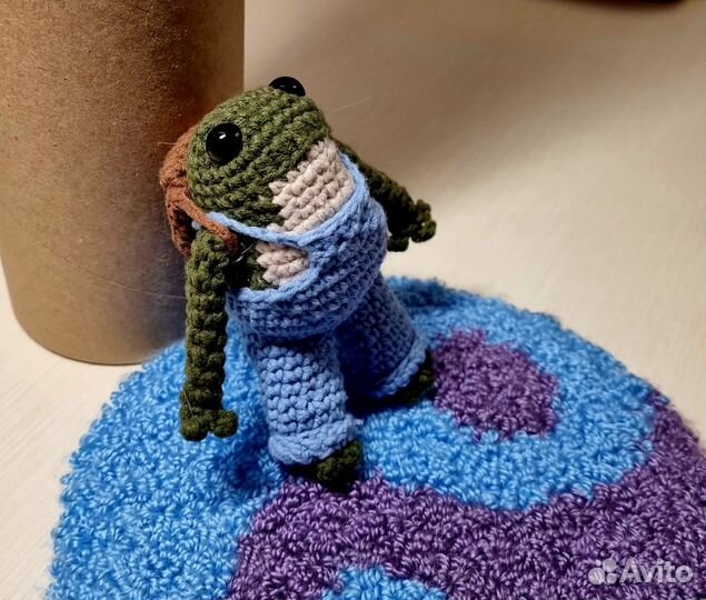 Ручная работа лягушка-путешественница