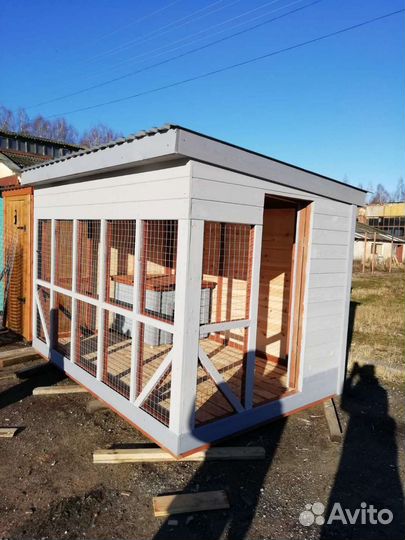 Будки и вольеры для собак