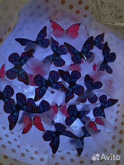 Букеты из бабочек на заказ