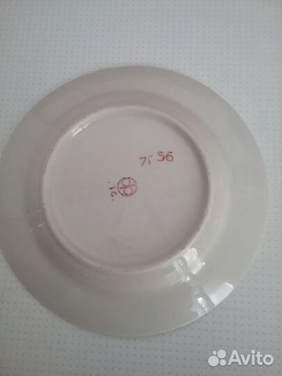 Тарелки Октябрьский фарфоровый завод