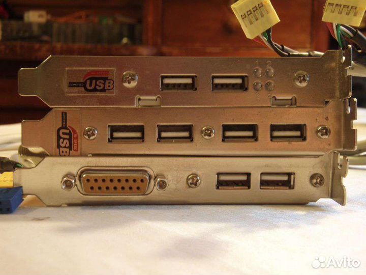 Планка USB, кабель VGA 3-5 м, кабель DVI