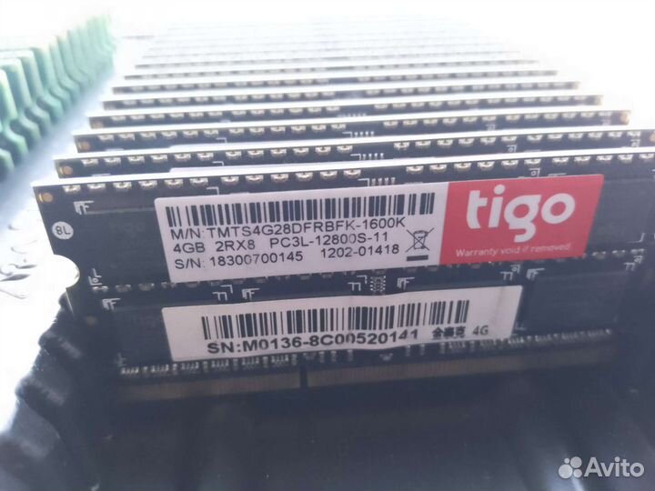 Оперативная память для ноутбука DDR3/3L 4, 8 GB