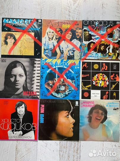 Виниловые пластинки зарубежные