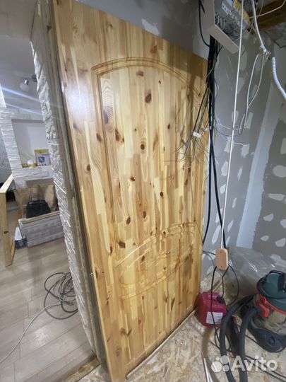 Дверное полотно из массива 90см
