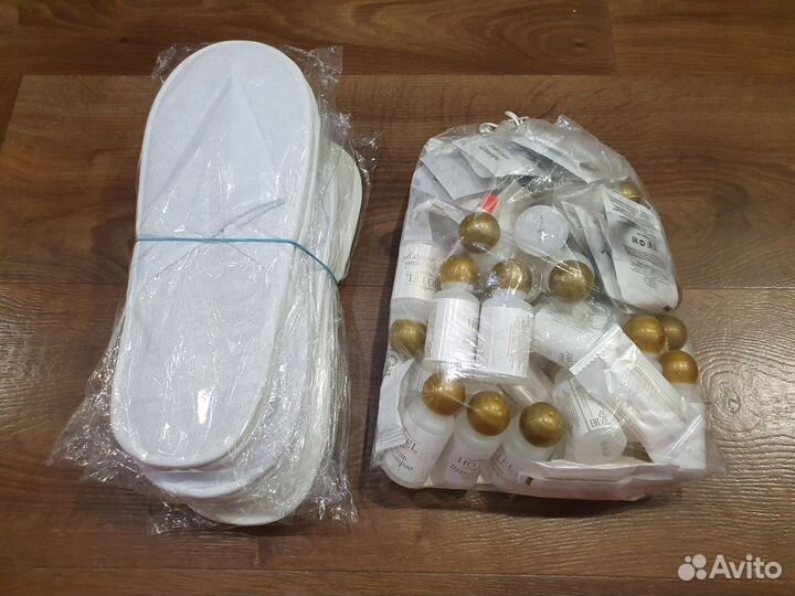 Одноразовые шампуни, мыло, гели. Для отелей