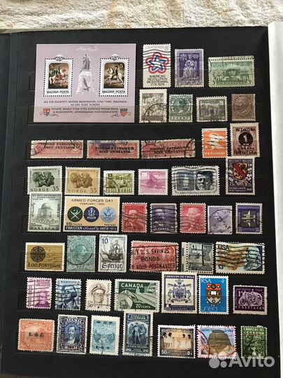 Почтовые иностранные марки