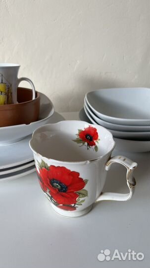 Посуда тарелки, чашки икеа IKEA