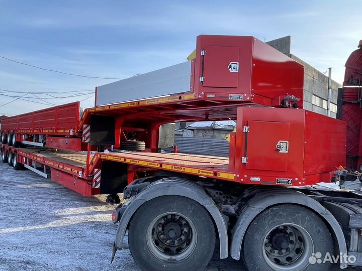 Полуприцеп трал (тяжеловоз) Berger 9853-0000050-05, 2023