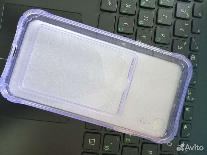 Чехол на iPhone xr с карманом для карты