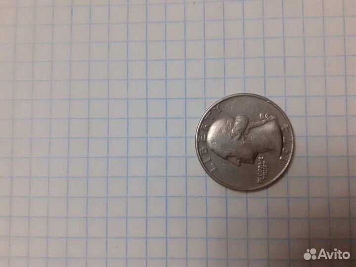 25 центов 1974г