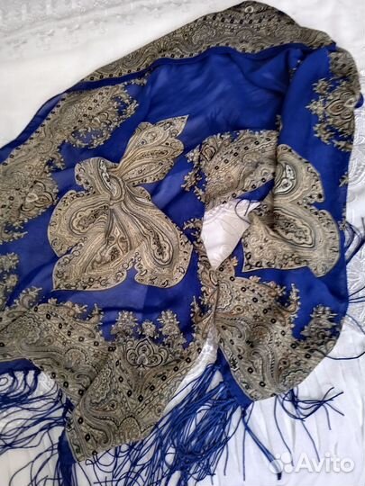 Шарф Крепдешин натуральный